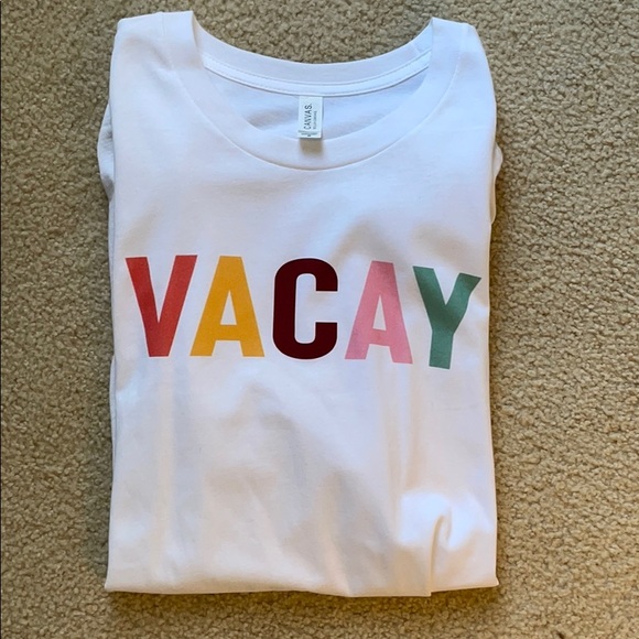 Bella Canvas Tops - VACAY Bella Canvas T-Shirt Medium